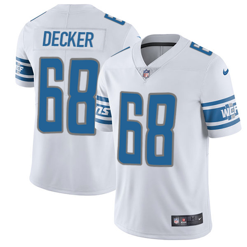 2019 Men Detroit Lions #68 Decker white Nike Vapor Untouchable Limited NFL Jersey